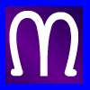 An illuminated letter M - the Mathsspin logo